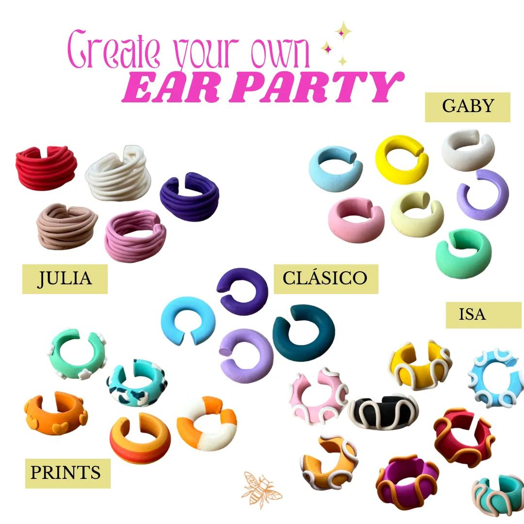 Combo Earcuff clásico + Gaby mini