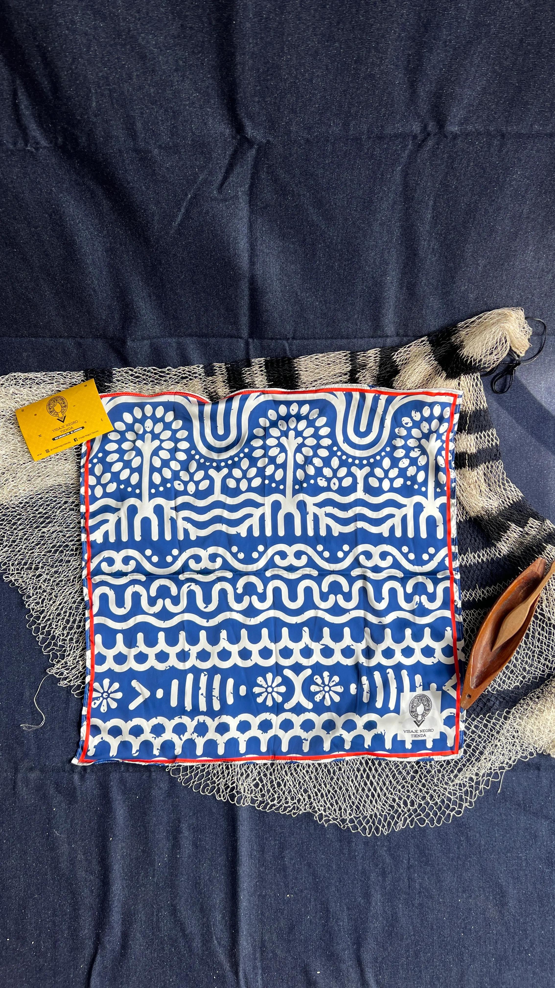 Pañoleta/pasmina Diseño Río Suriquí